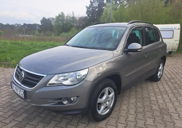 Volkswagen Tiguan cena 28900 przebieg: 190000, rok produkcji 2008 z Lwówek małe 352